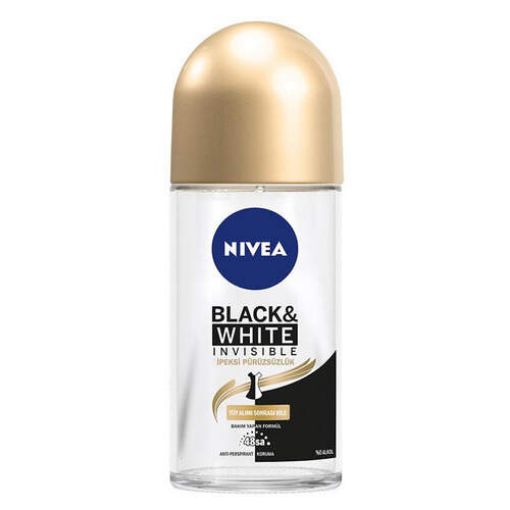 NİVEA ROLL-ON 50 ML WOMEN SLK SMTH GOLD İNS. ürün görseli