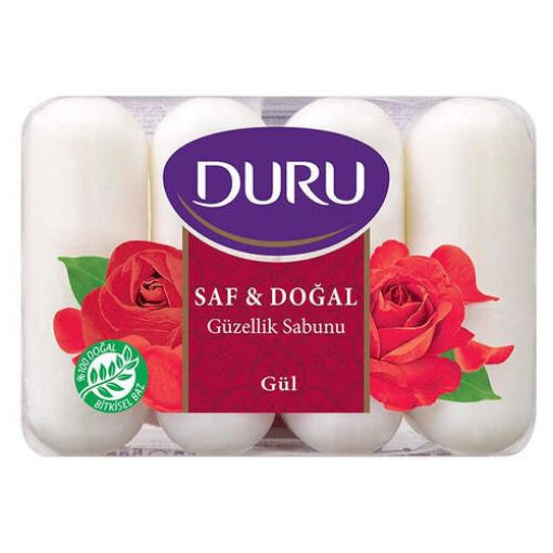 DURU GÜZELLİK SABUNU 4X70 GR GÜL. ürün görseli