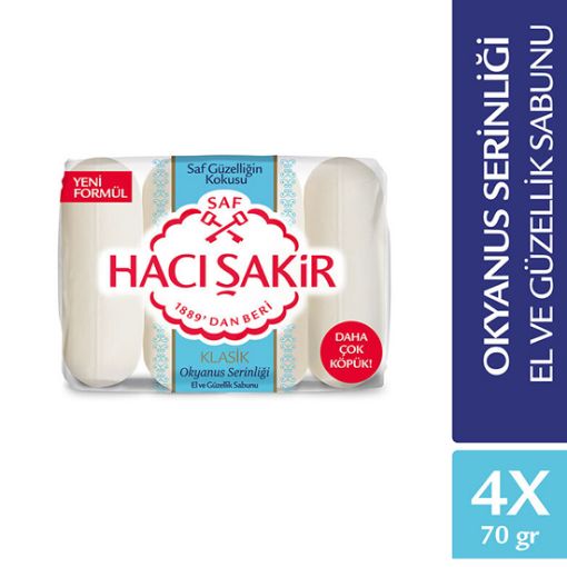 H.ŞAKİR GÜZELLİK SABUNU 4*70 GR KLASİK. ürün görseli