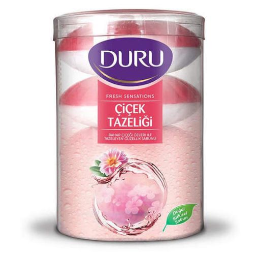 DURU FRESH SABUN 4X100 GR ÇİÇEK TAZELİĞİ. ürün görseli