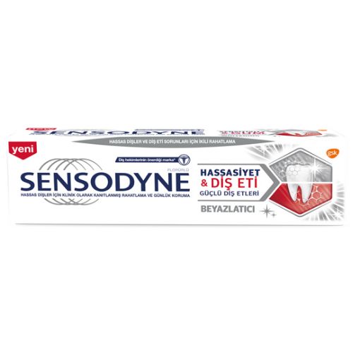 SENSODYNE DİŞ MACUNU 75 ML HASSAS & DİŞ ETİ BEYAZ. ürün görseli