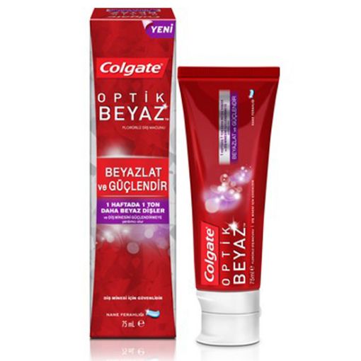 COLGATE DİŞ MAC. OPTİK BEYAZ 75 ML PARILDAYAN BEYA. ürün görseli