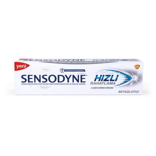 SENSODYNE DİŞ MACUNU 75 ML RAPID RELİEF WHİTE. ürün görseli