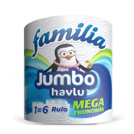 FAMİLİA KAĞIT HAVLU 1=6 JUMBO. ürün görseli