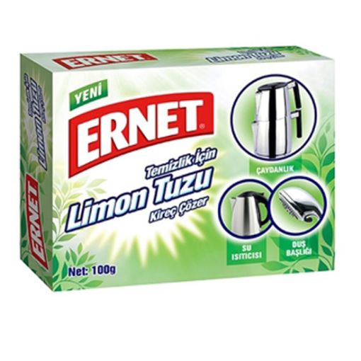 ERNET TEMİZLİK İÇİN LİMON TUZU 100 GR. ürün görseli