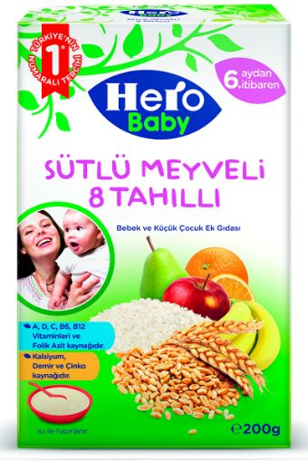 HERO BABY 200 GR SÜTLÜ 8 TAHIL.MEYVELİ 5991-05. ürün görseli