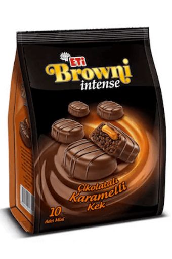 ETİ BROWNİ İNTENSE 160 GR ÇİK.KAP.KARAMEL DOL.KEK. ürün görseli