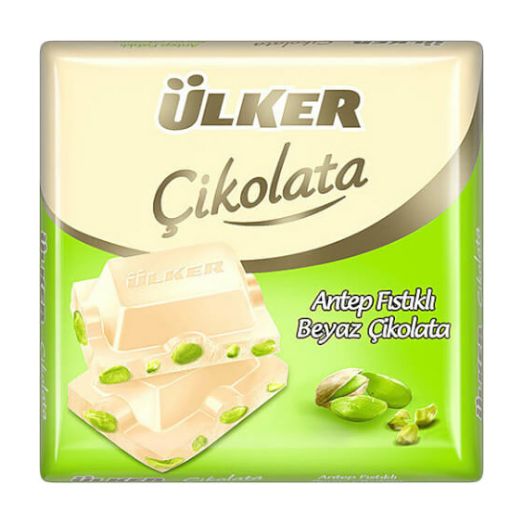 ÜLKER KARE BEYAZ ÇİKOLATA 65 GR ANTEPLİ 1427-01. ürün görseli