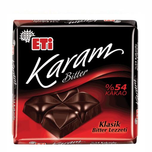 ETİ ÇİK.KARE 60 GR KARAM BİTTER %54. ürün görseli