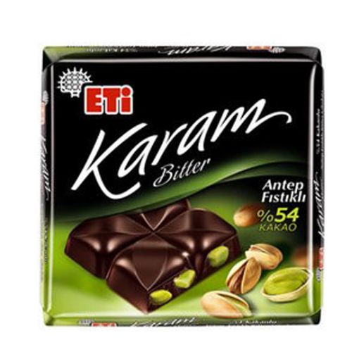 ETİ ÇİK.KARE 60 GR KARAM ANT.FIST.BİTTER %54. ürün görseli