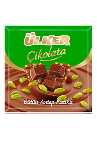 ÜLKER KARE ÇİKOLATA 65 GR ANTEPLİ. ürün görseli