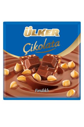 ÜLKER KARE ÇİKOLATA 60 GR FINDIKLI 1450-06. ürün görseli