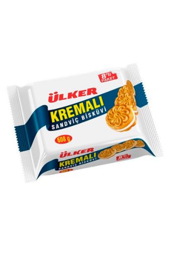 ÜLKER KREMALI BİSKÜVİ 488 GR 8 Lİ 1111-07. ürün görseli