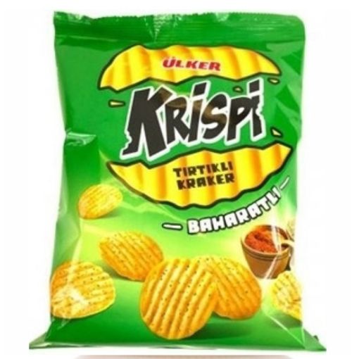 ÜLKER KRİSPİ ÇITIR KRAKER 48 GR BAHARATLI. ürün görseli