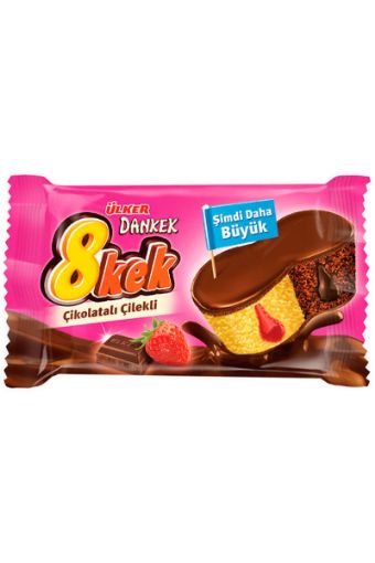 ÜLKER DANKEK 8 KEK 55 GR ÇİK.ÇİLEK 656-02. ürün görseli