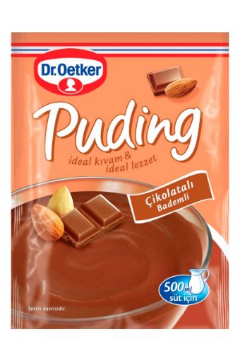 DR OETKER PUDİNG ÇİKOLATALI BADEMLİ 104 GR. ürün görseli