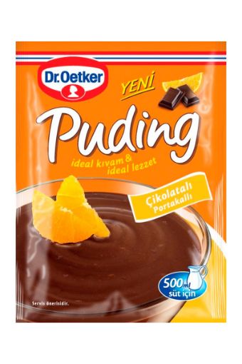 DR OETKER PUDİNG ÇİKOLATALI PORTAKALLI 102 GR. ürün görseli