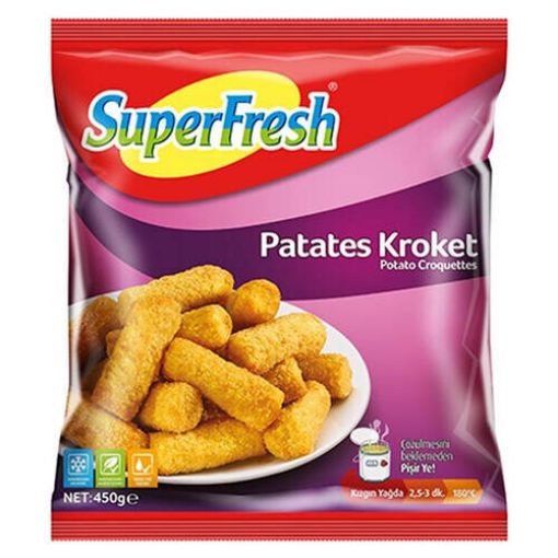 SÜPER FRESH PATATES KROKET 450. ürün görseli