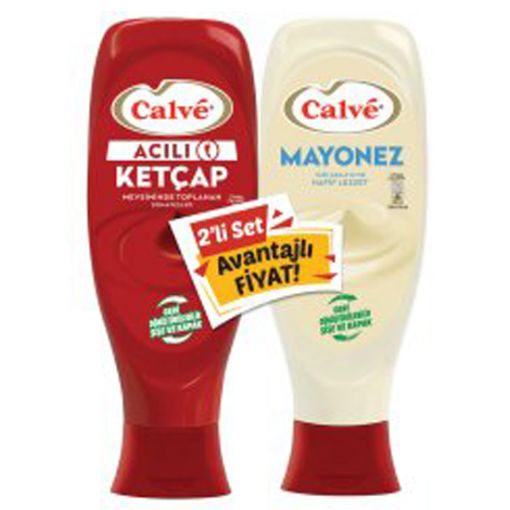 CALVE KETÇAP 600 ACI + LİGHT MAYONEZ SET 540 GR. ürün görseli