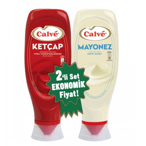 CALVE KETÇAP 600+LİGHT MAYONEZ 540 GR. ürün görseli