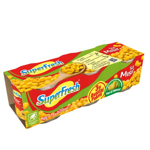 SÜPER FRESH MISIR 3X220 GR. ürün görseli