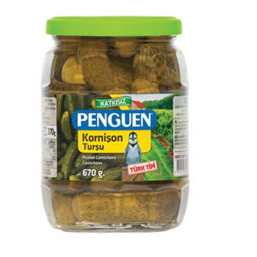 PENGUEN ACI KORNİŞON TURŞU 680GR. ürün görseli