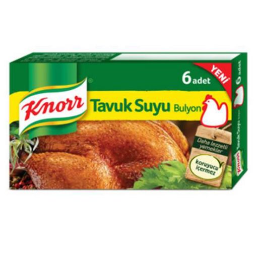 KNORR TAVUK BULYON 6 LT 12 TABLET 120 GR. ürün görseli