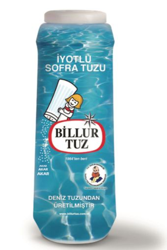 BİLLUR PLS TUZLUKLU 500 GR SOFRA TUZU. ürün görseli