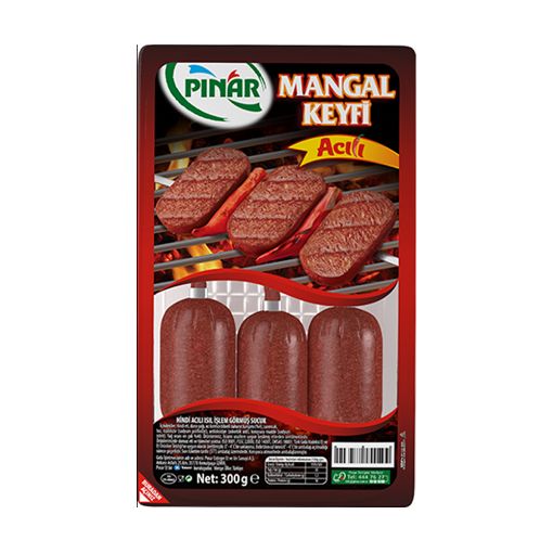 PINAR MANGAL KEYFİ HİNDİ SUCUK 300 GR  ACILI. ürün görseli