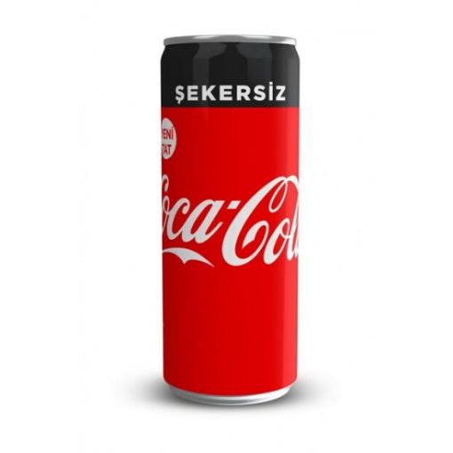 COCA COLA 250 ML TNK ZERO. ürün görseli