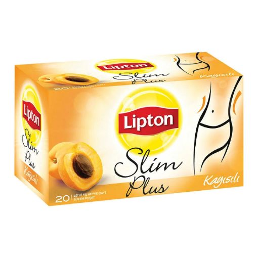 LİPTON B.POŞET 20 Lİ SLİM PLUS KAYISILI ÇAYI 36 GR. ürün görseli