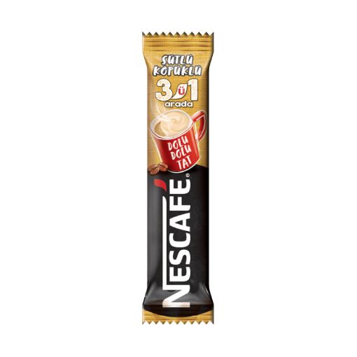 NESCAFE 3 Ü 1 ARADA SÜTLÜ KÖPÜKLÜ 18 GR. ürün görseli