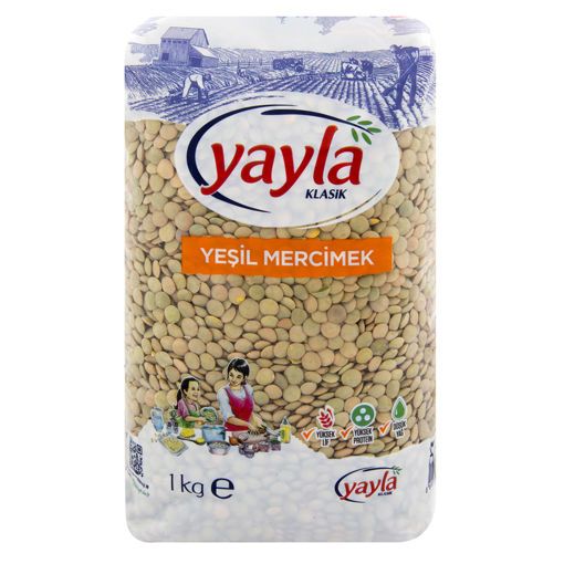 YAYLA BAK. 1000 GR YEŞİL MERCİMEK. ürün görseli