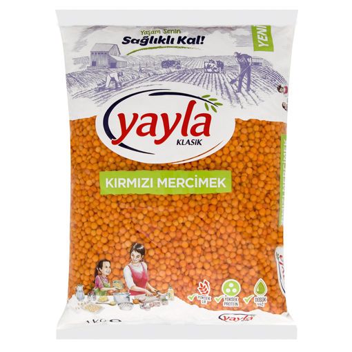 YAYLA BAK. 1000 GR KIRMIZI MERCİMEK. ürün görseli