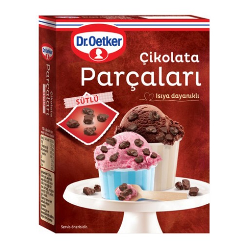 DR OETKER ÇİKOLATA PARÇ.70 GR SÜTLÜ. ürün görseli