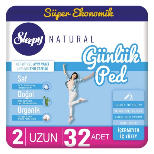 SLEEPY PED GÜNLÜK EXTRA UZUN 32 Lİ. ürün görseli