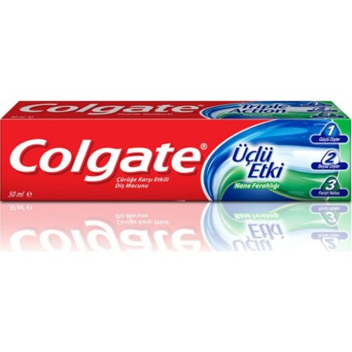 COLGATE DİŞ MAC. 50 ML ÜÇLÜ ETKİ. ürün görseli