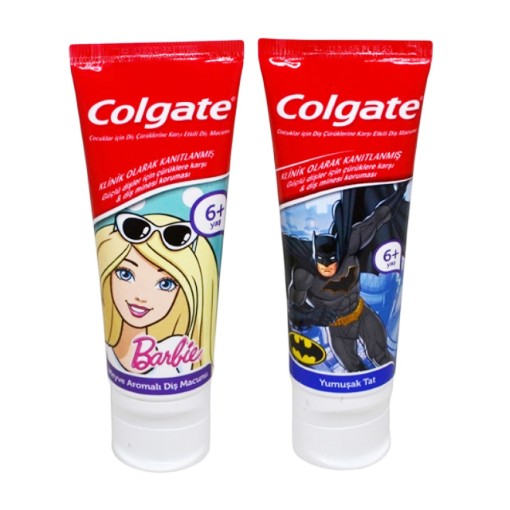 COLGATE DİŞ MAC. 75 ML BARBİE-SPIDERMAN ÇOCUK. ürün görseli