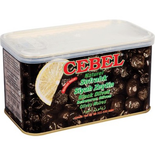 CEBEL SİYAH ZEYTİN 750 GR TNK 321-350. ürün görseli