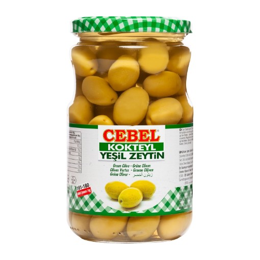 CEBEL YEŞİL ZEYTİN KIRMA 400 GR CAM. ürün görseli