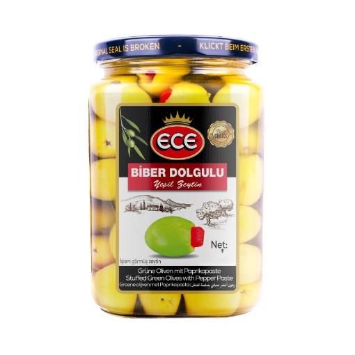 ECE BİBERLİ YEŞİL ZEYTİN 700 GR. ürün görseli