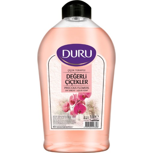 DURU SIVI SABUN 1500 ML DEĞERLİ ÇİÇEKLER. ürün görseli