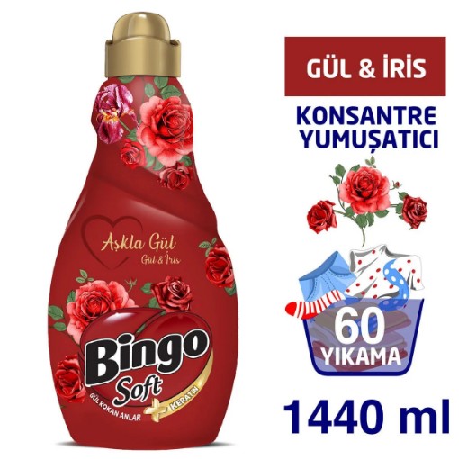 BİNGO SOFT KONSANTRE 1440 ML AŞKLA GÜL. ürün görseli