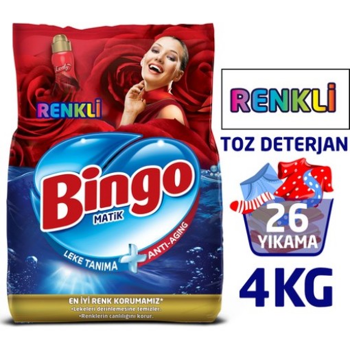 BİNGOMATİK 4 KG RENKLİ. ürün görseli