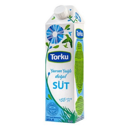 TORKU SÜT 1 LT YARIM YAĞLI. ürün görseli