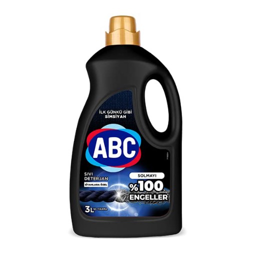 ABC SIVI DETERJAN 2700 ML SİYAH. ürün görseli